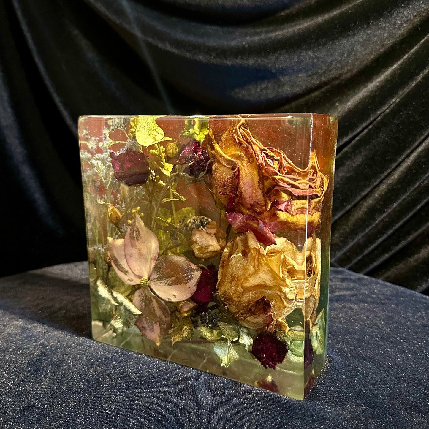 Square Garden with Sunkin Roses