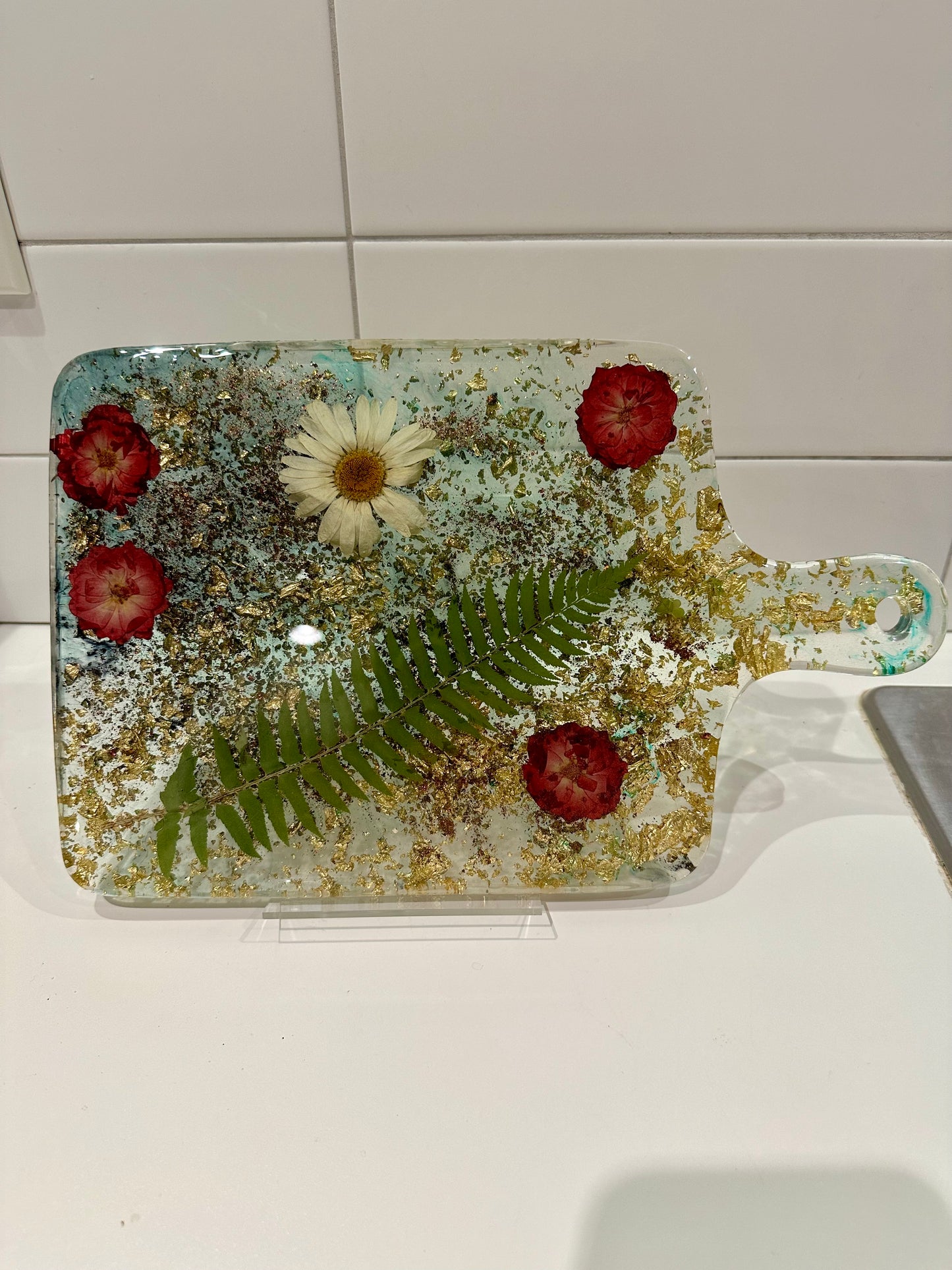 Flower Garden Large Cheese Board