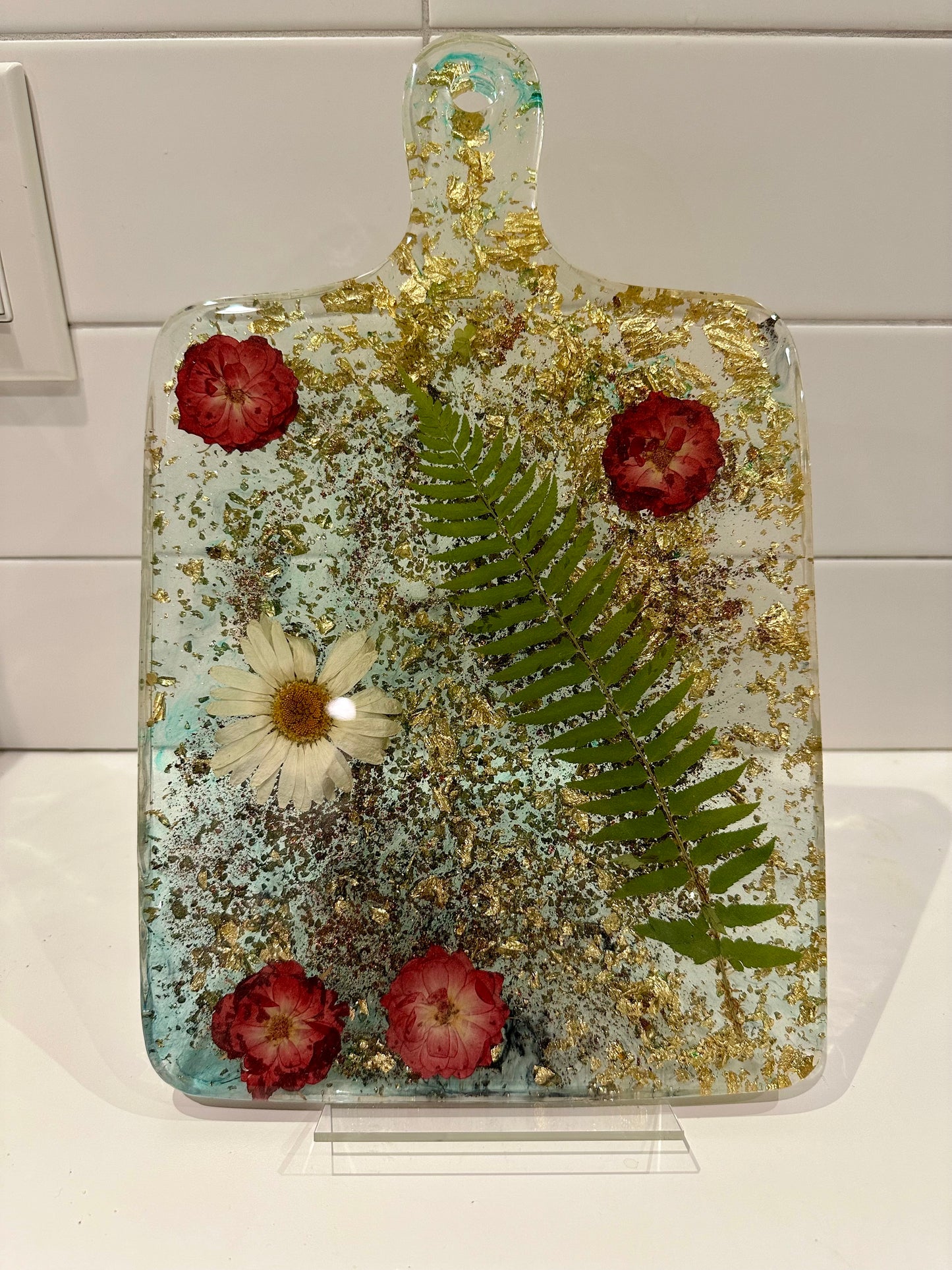 Flower Garden Large Cheese Board