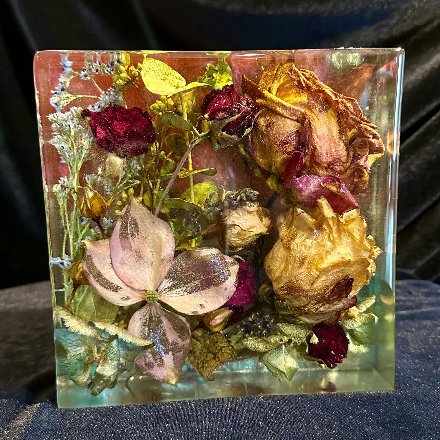 Square Garden with Sunkin Roses