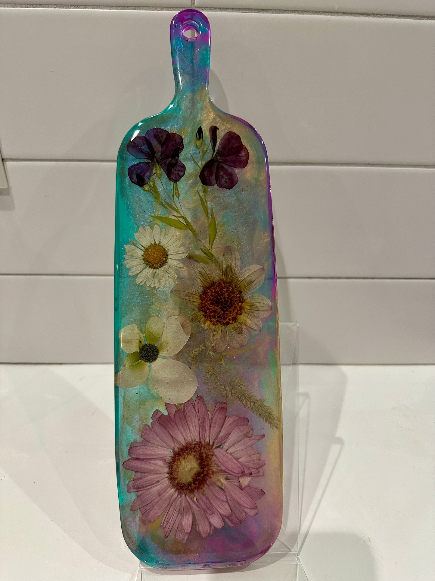 Flower Garden small cheese board