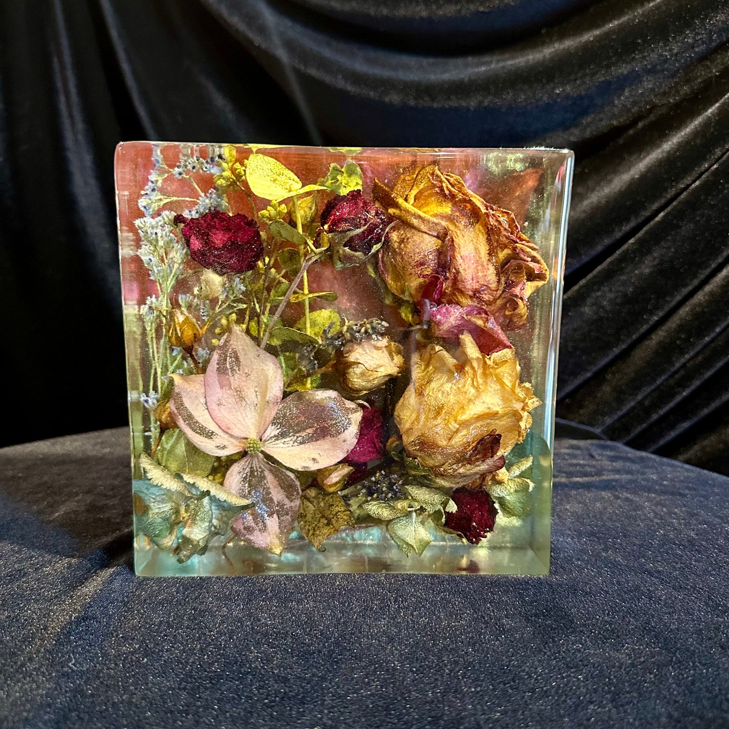 Square Garden with Sunkin Roses