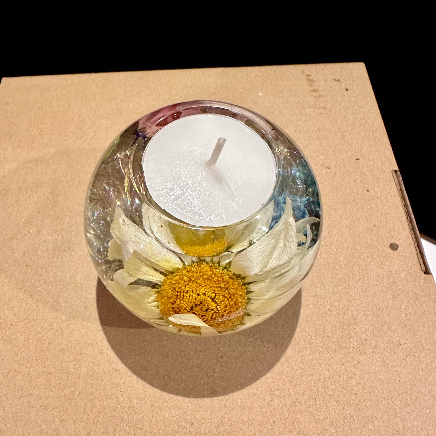 Wildflowers with glass beads