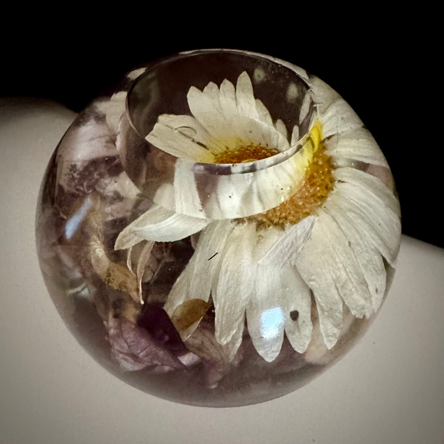 Rose & Daisy Large Tea-light Sphere