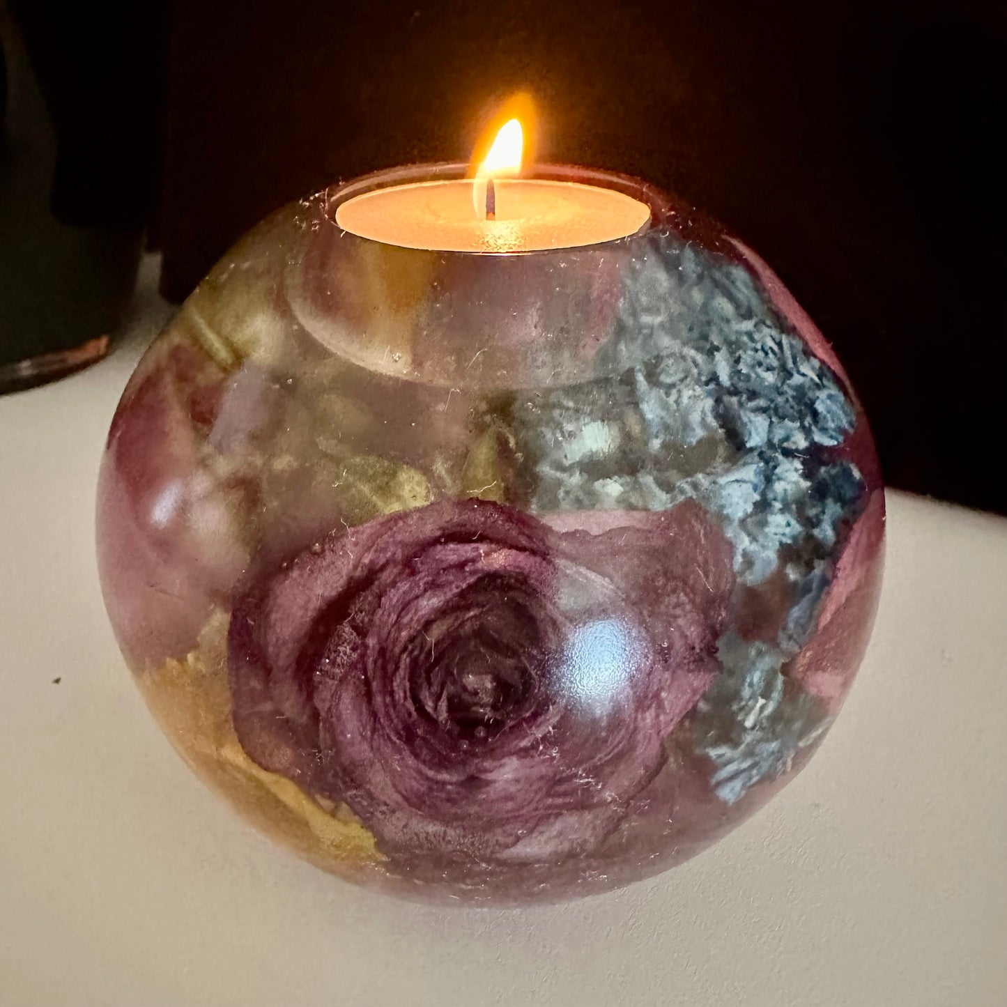 Rose Garden Large Tea-light Sphere