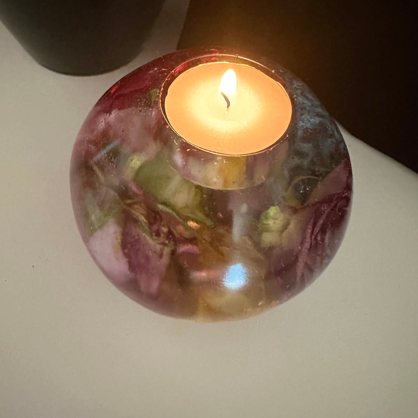 Rose Garden Large Tea-light Sphere