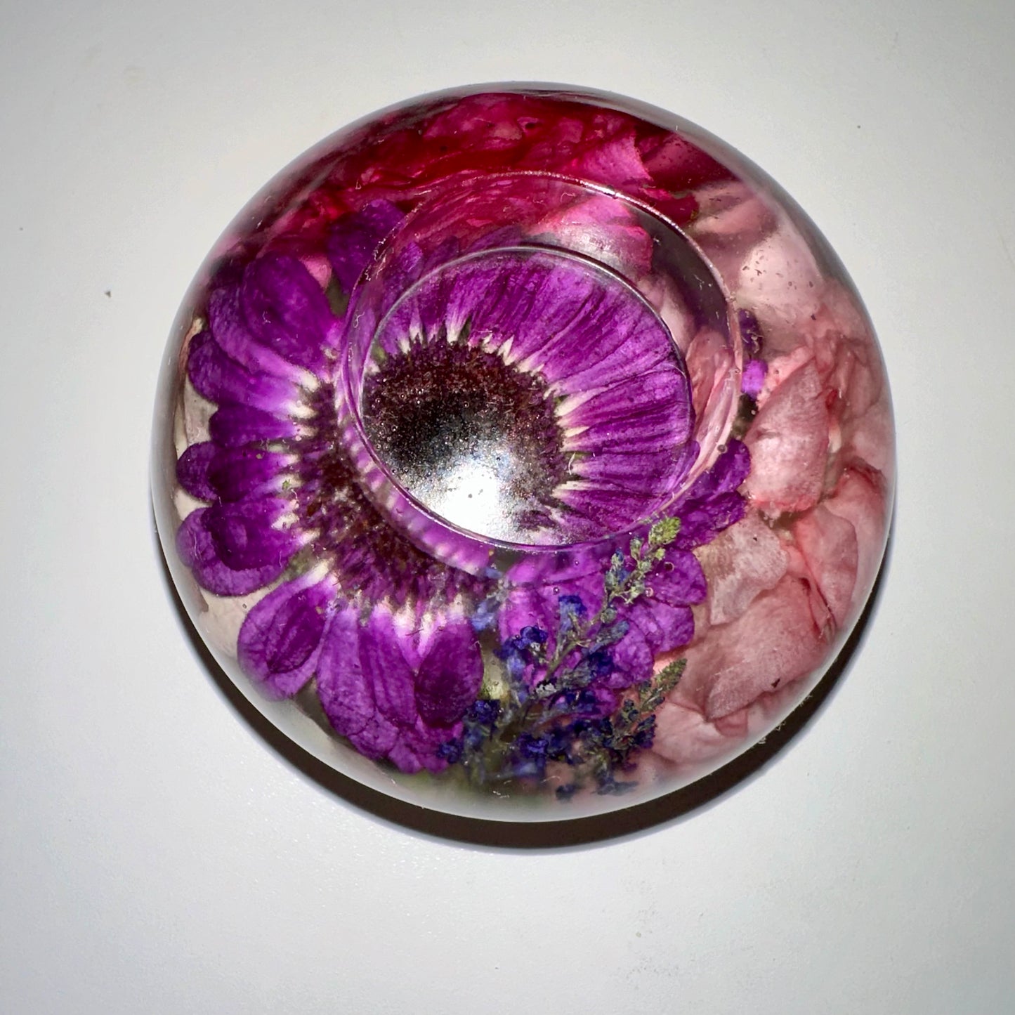 Pink & Purple Large Tea-light Sphere