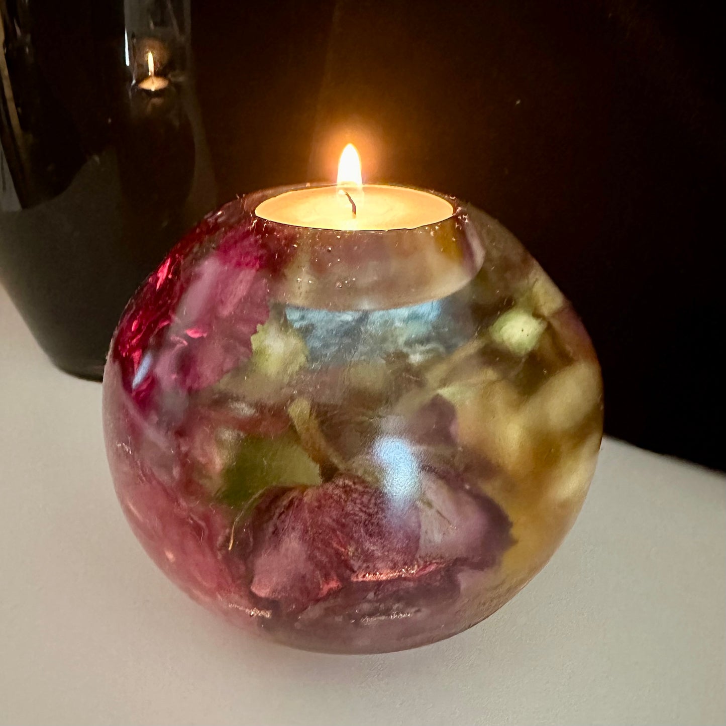 Rose Garden Large Tea-light Sphere