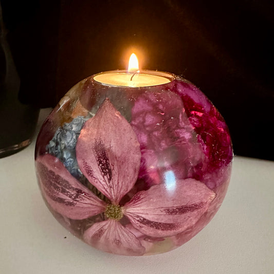 Rose Garden Large Tea-light Sphere