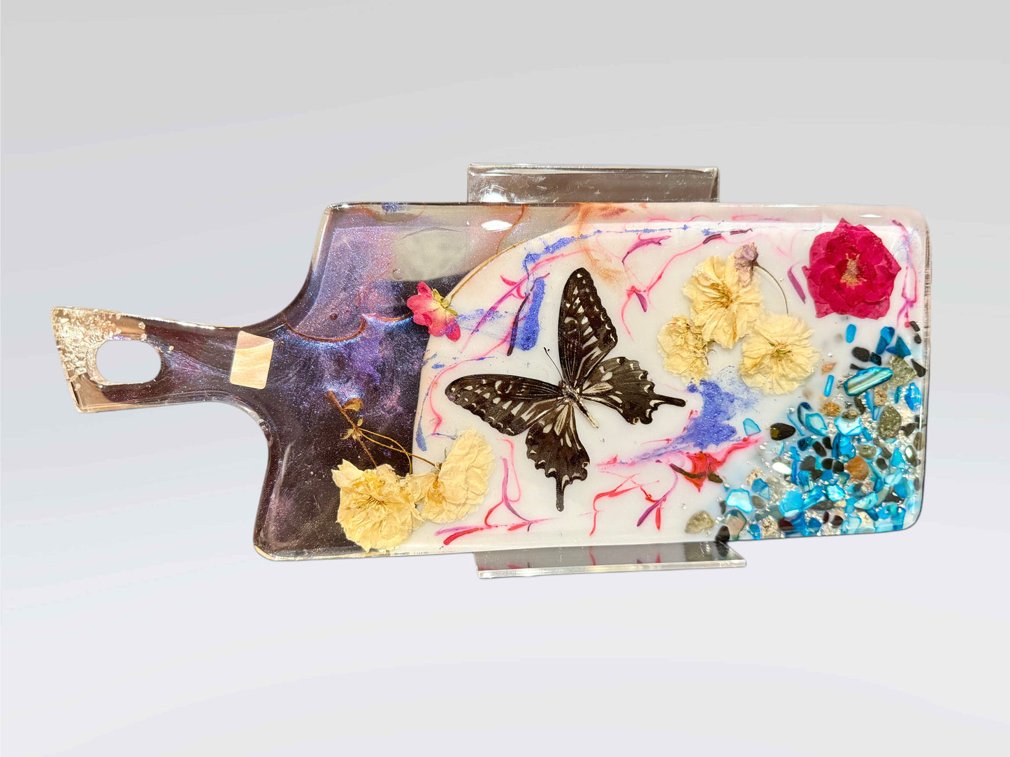 Butterflies and Blossoms Cheese Board