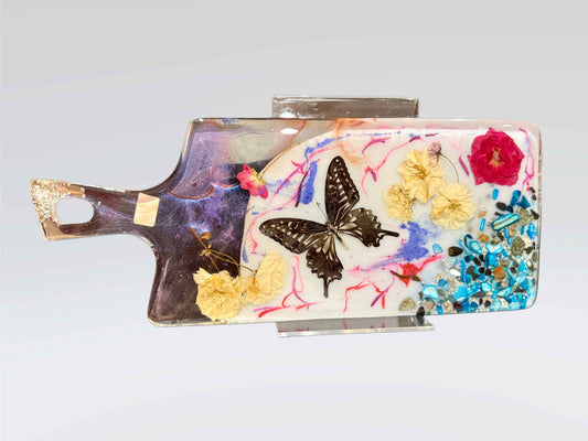 Butterflies and Blossoms Cheese Board