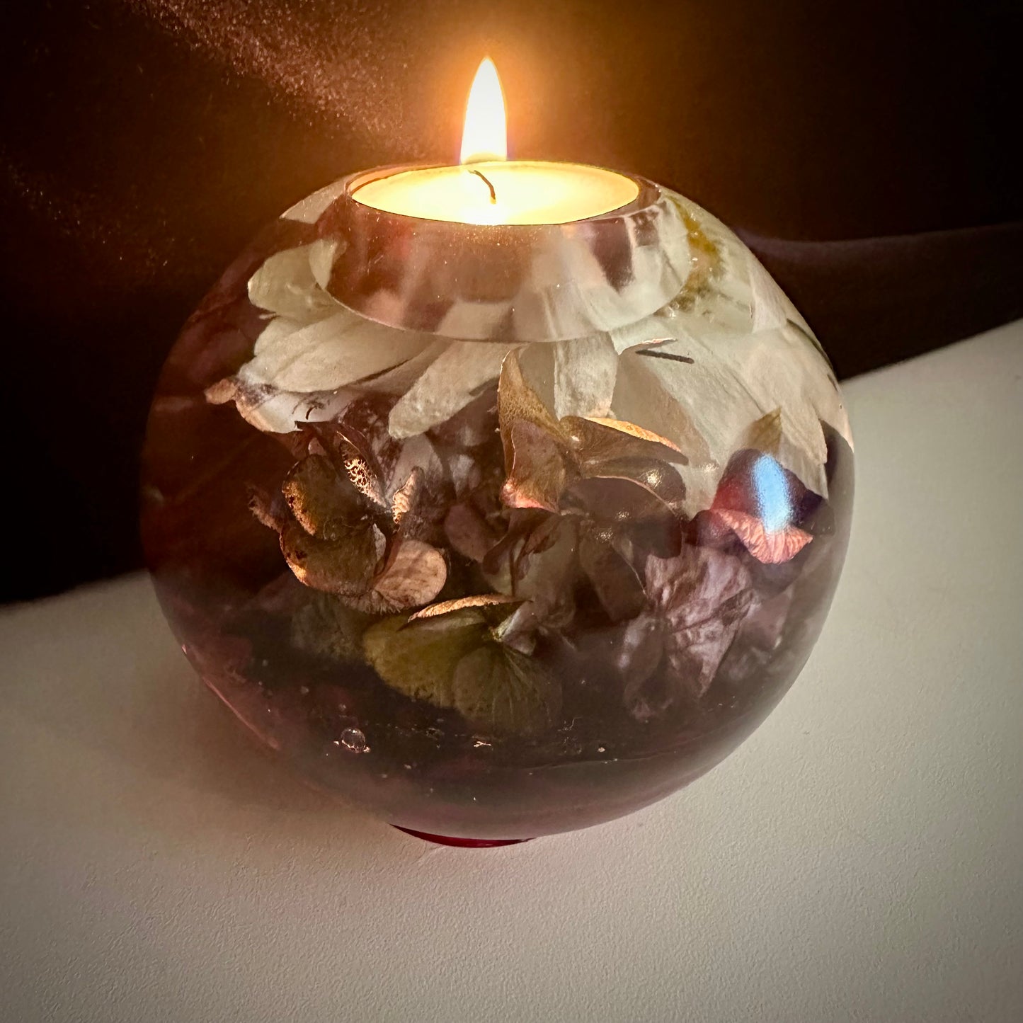 Rose & Daisy Large Tea-light Sphere