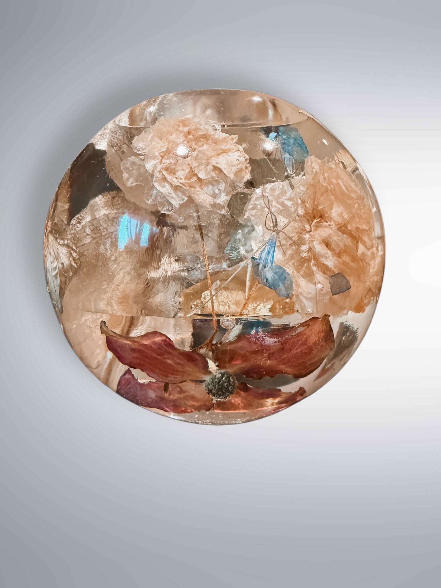 Pink & White Dogwood Large Tea-light Sphere